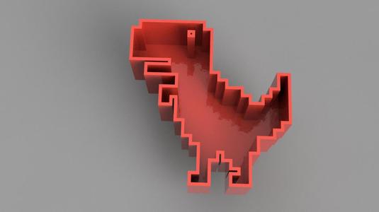 Google Dino mold