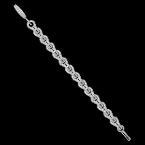 Unique Diamond Link Bracelet