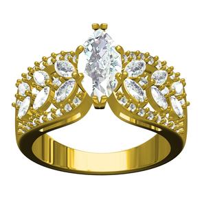 Marquise Cut Diamond Vintage Engagement Ring