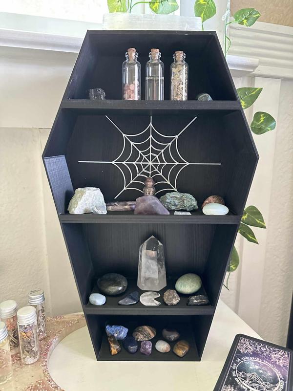 Coffin Crystal Holder