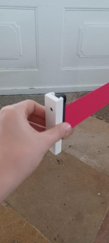 Barrier tape holder