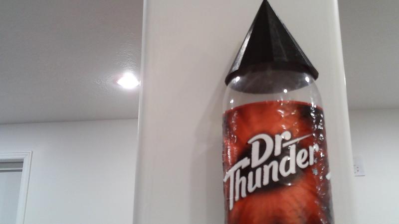 bottle rocket nose cone