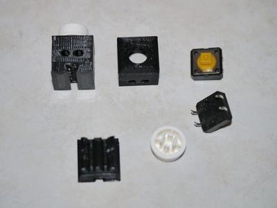 Fischertechnik push button housing