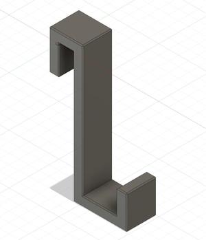 Hook for shower / glass wall (6mm)