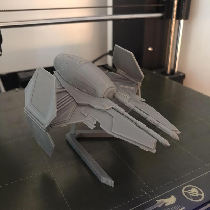 Star Wars Jedi interceptor (Eta-2 Actis-class light interceptor) Kitcard