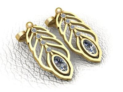 Spiral Gold Pendant 3D printable model