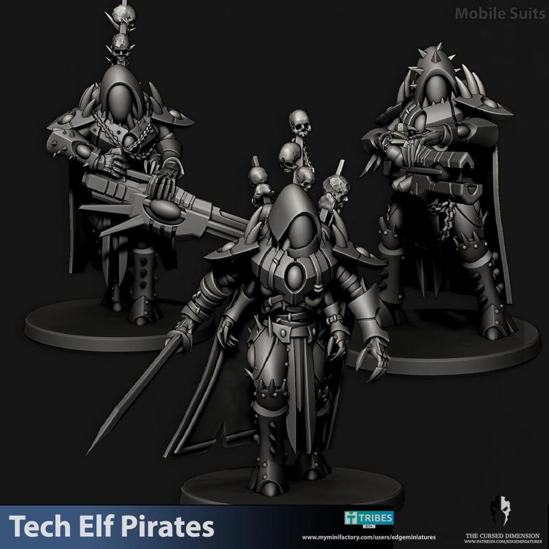 Mobile Suits - Tech Pirates - 28mm