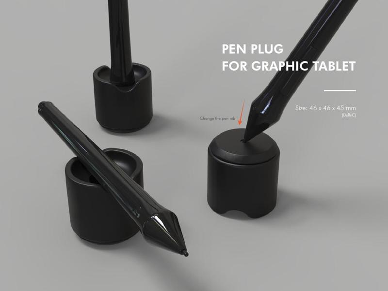 Plug Pen For Graphic Tablet