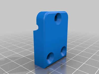 CR-10S 90 Degree Rotated Filament Sensor Housing 