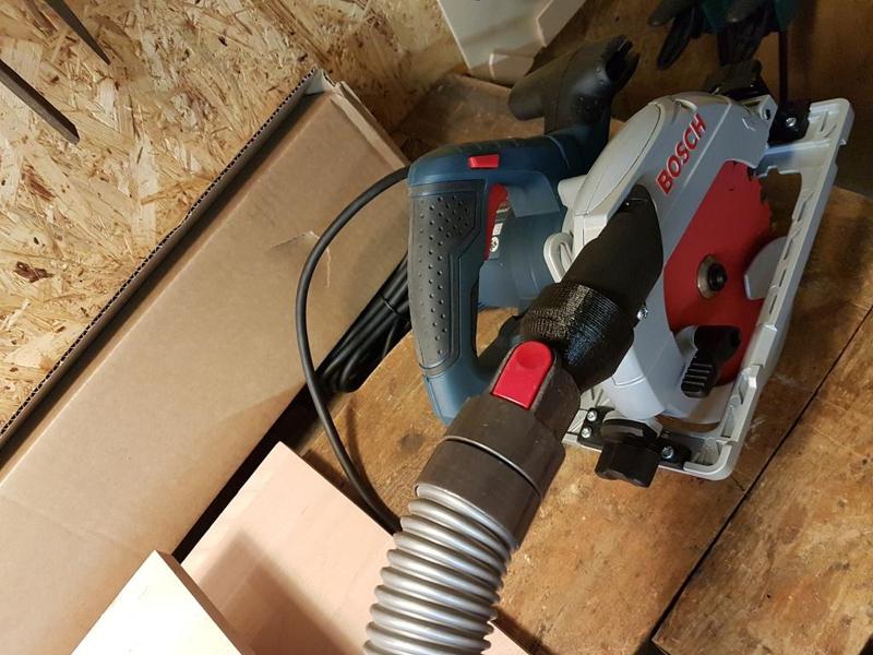Adapter Dyson to Bosch Professional GKS circular saw dust extraction (part number 2 608 000 563)