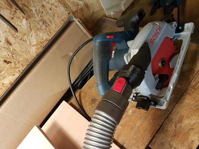 Adapter Dyson to Bosch Professional GKS circular saw dust extraction (part number 2 608 000 563)