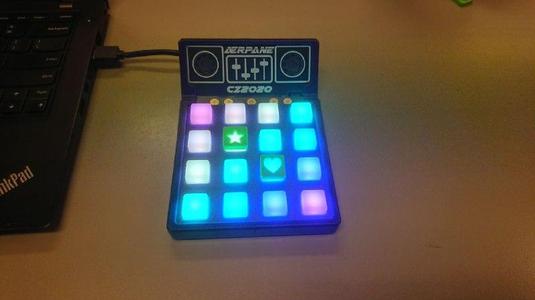 CampZone 2020 ÆRPANE badge keycaps