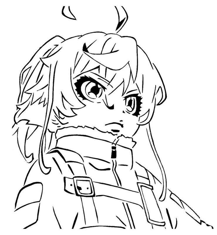 Tanya Degurechaff stencil 4