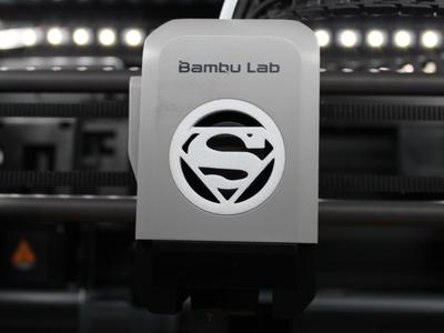 Superman Logo fan cover for X1C - P1S - P1P
