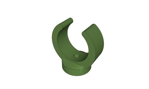 Clip for flexible pipe Ø24mm / Clip pour tuyau Ø24mm