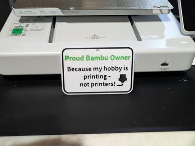 Proud Bambu Owner