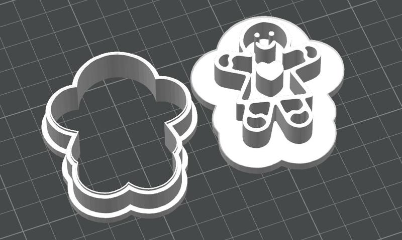 Gingerbread girl cutter