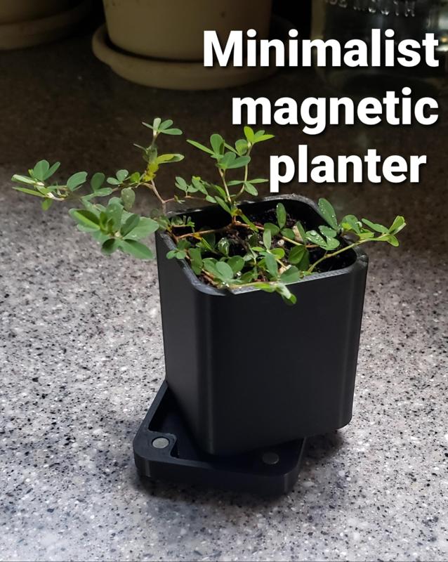 Minimalist Magnetic Planter