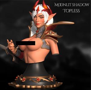 Moonlit Shadow Bust Topless