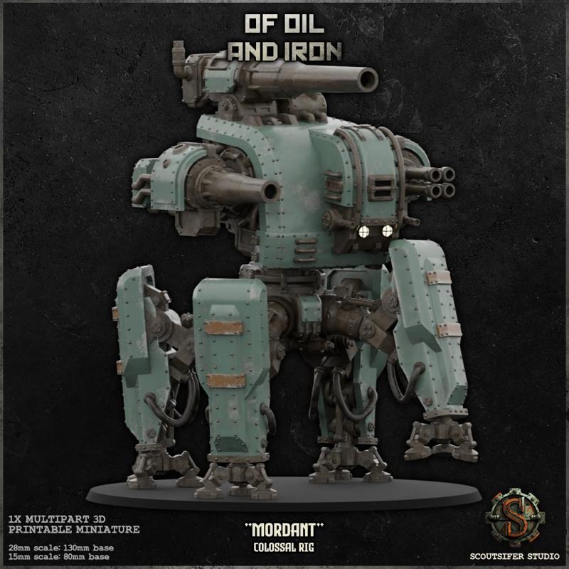 "Mordant" Colossal Rig | Dieselpunk Mech