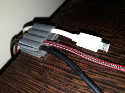 Desk cable clip