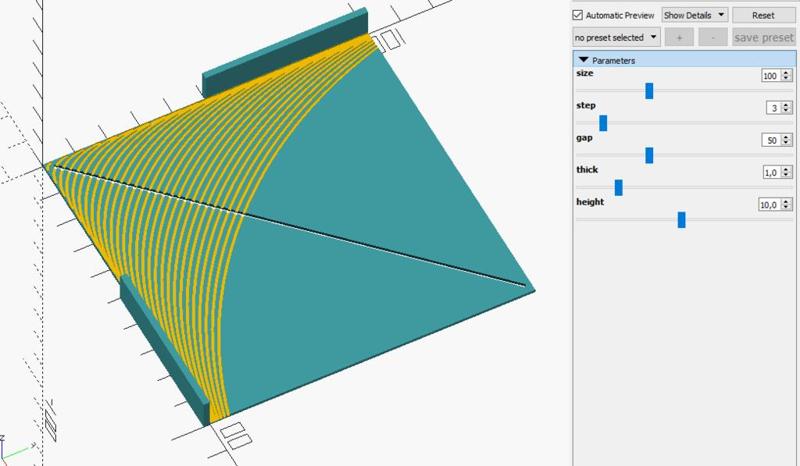 Radius- und Mittelpunktfinder (anpassbar) / Radius & Circle center Finder (costumizable)