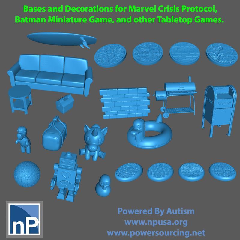 Modern/Super-Hero/Horror Terrain, set 4