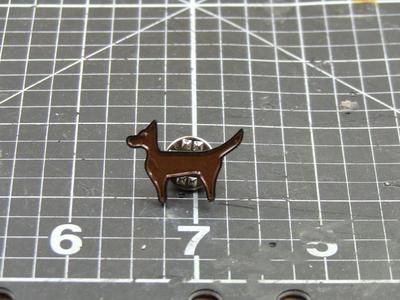 Dog enamel pin