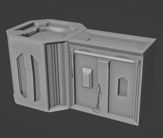 Modular Terrain - Undercities terrain / steampunk city terrain NO SUPPORT NEEDED