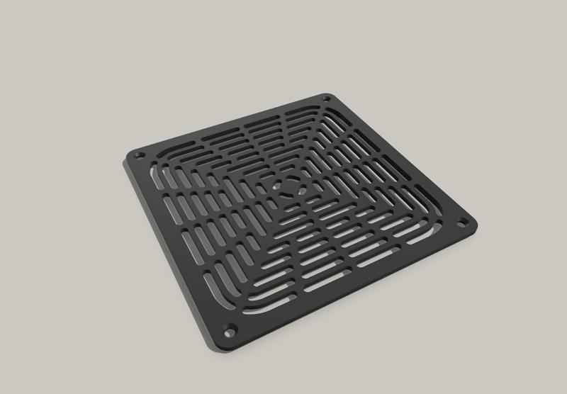 PC ventilation grille insert