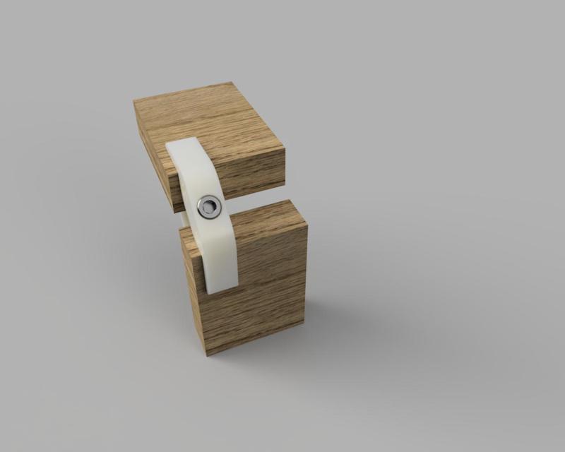 90° wood connector