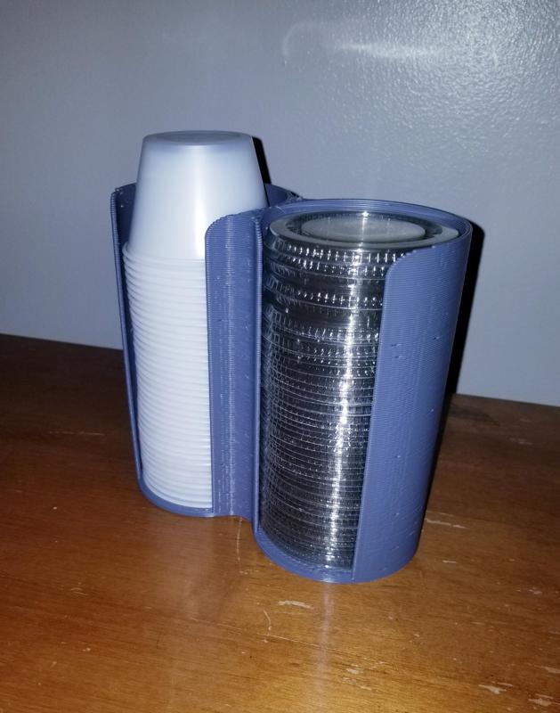 Gordon Choice 4oz Portion Cup and Lid Caddy