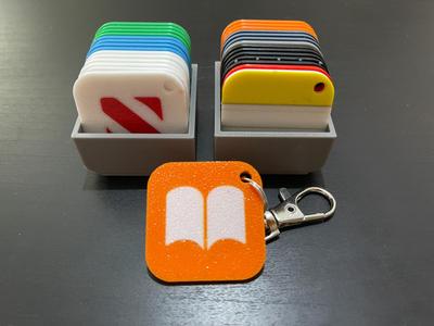 Books - App Icon Keyring