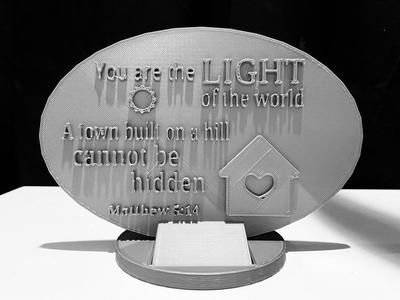 Matthew 5:14 Plate
