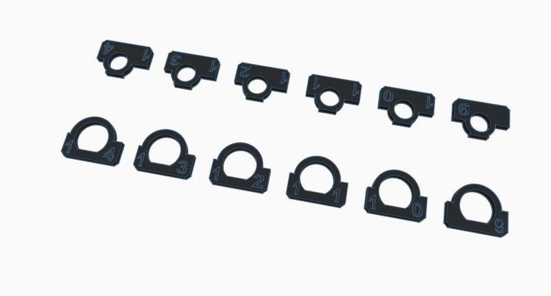 64 Pitch LM Motor Spacers