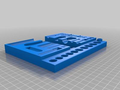 Facom 1/4 socket tools plate