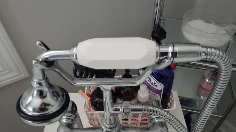 Bathtub water wand handle replacement