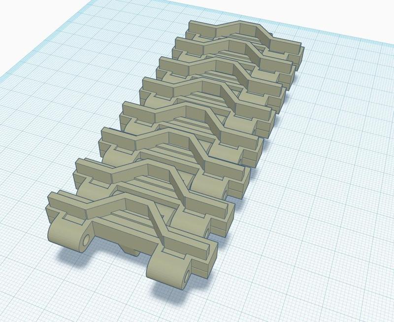 Aggressive tracks for the RCtank