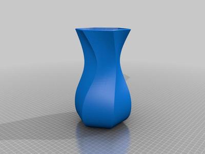 Spiral Pentagon Vase