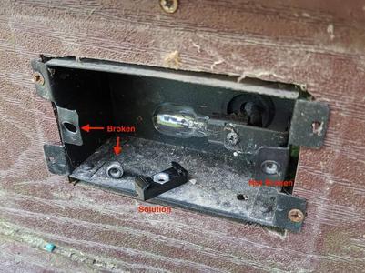 Deck Stair Light Faceplate Nut Fix 4mm