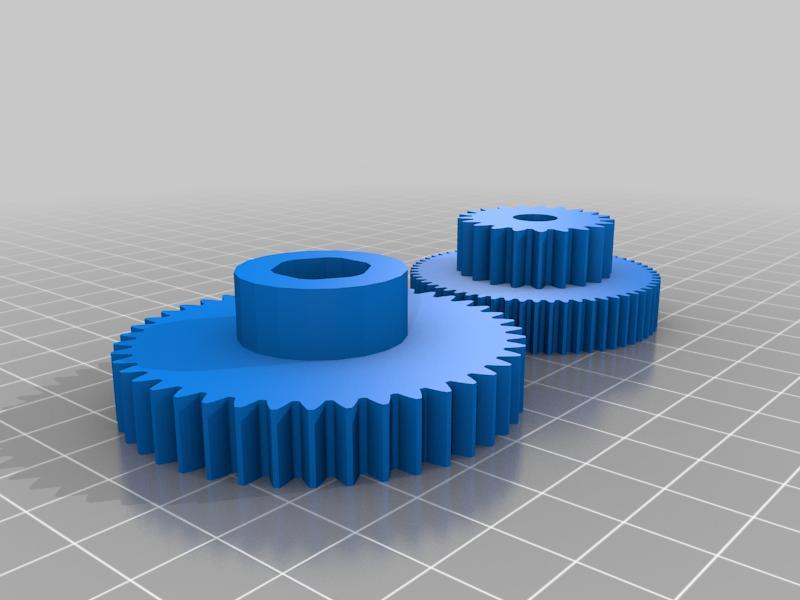 Demonstration gearbox for Denso motor