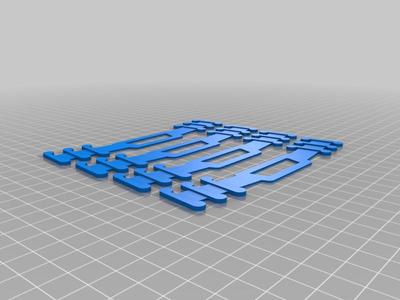 Surgical Mask Ear Saver Remix- Small build plate
