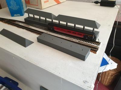 N-Gauge Simple Train Platform