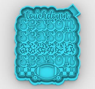 Touchdown season - Baseball - freshie mold - STL for silicone mold