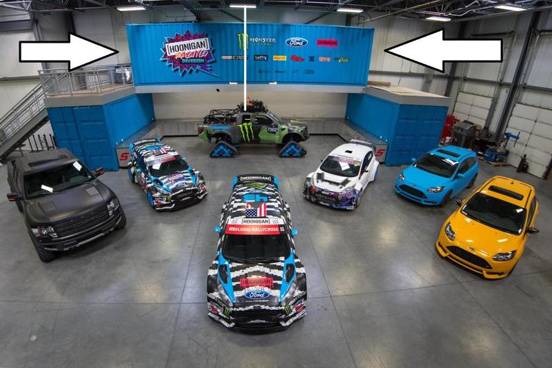 Hoonigan Garage Container 680 mm large