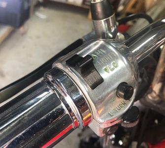 CX500 HI LO Light switch