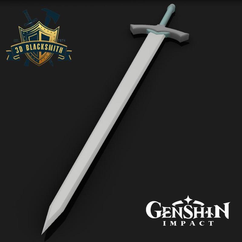 Genshin Impact Dull Blade Sword Prop ( 1/1 Scale )