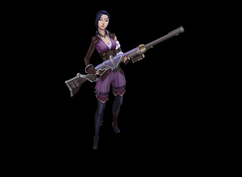 Arcane Caitlyn League of Legends 3D print model