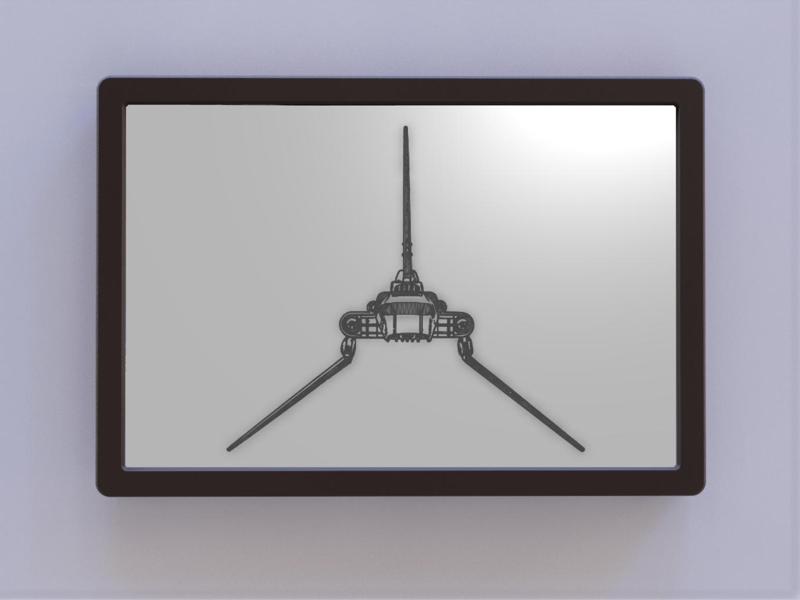 Star Wars Imperial Shuttle Patent Art - Front