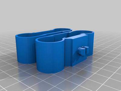 Twist clamp vibration dampers to fit i3rs (2020 or 2040 Vslots)